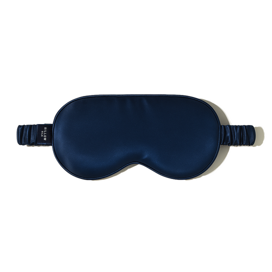 Midnight Blue Silk Sleep Mask